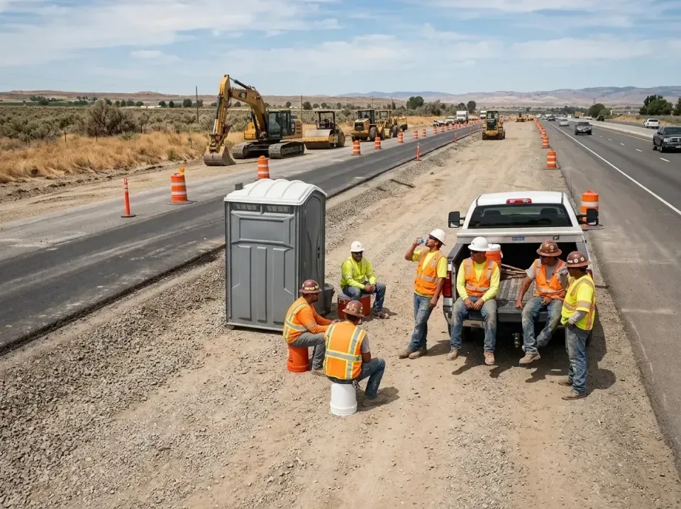 highway-road-construction-crew-007 — frequently asked questions, Porta Potty and Restroom Rentals in Whiteville, TN